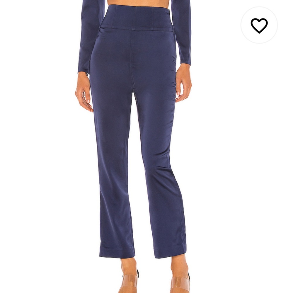 NBD fleur trousers in blueberry